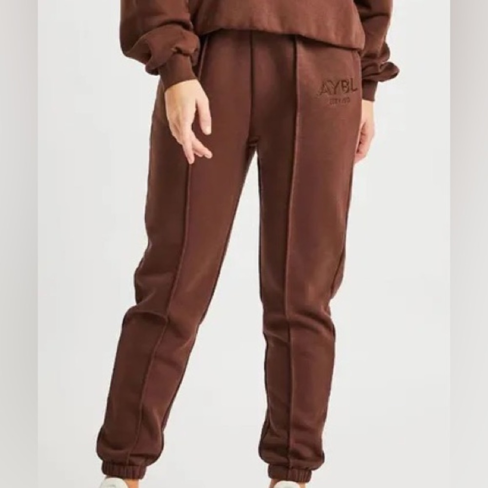 AYBL Luxe Joggers (Brown, XS)
